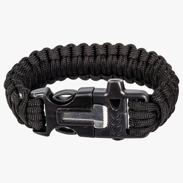 Picture of Paracord Flint Bracelet Black